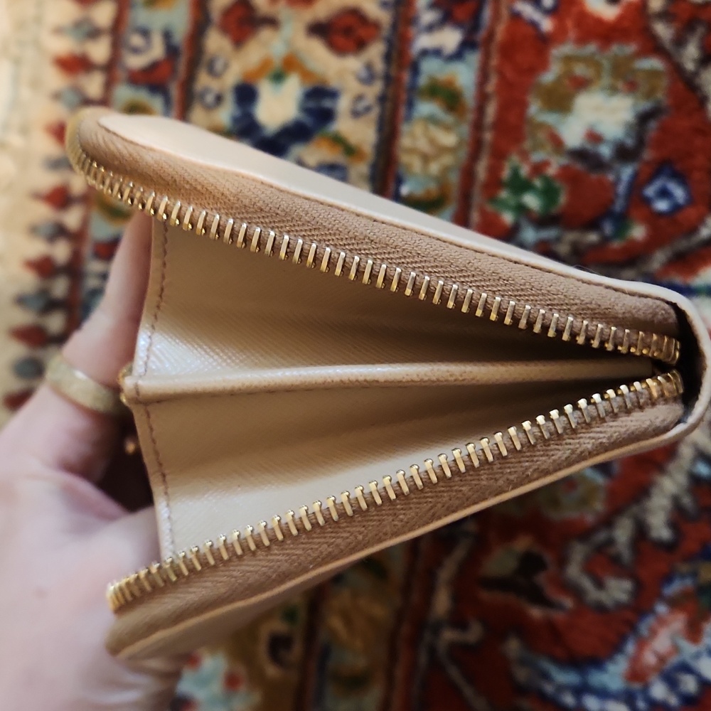 Prada Saffiano Lux Leather Continental Wallet - Picture 9 of 10